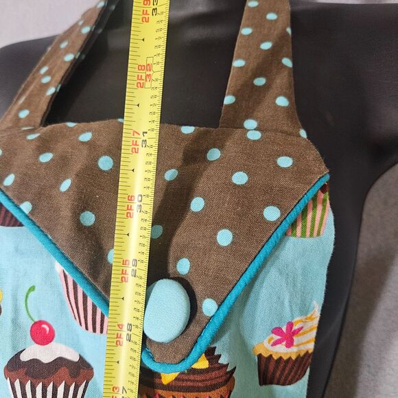 New Handmade by Hypmodic Vintage Cupcake Apron Coquette Twee Trad Cooking Love - Picture 5 of 6